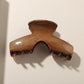 Beau - Glossy PS Curved Hollow Design Claw Clip