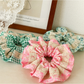 Gifty - Lace Trim Floral High Elasticity Scrunchie