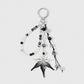 Keypus - Vintage Style Leaf and Beaded Keychain