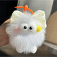Keypus - Cute Bow Coal Ball Keychain