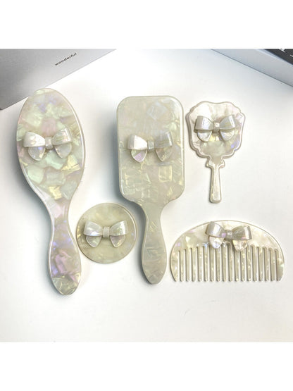 Camerow - Retro Bow Design Comb Mirror