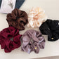 Gifty - Textured Satin Spiral-Shaped Hair Tie