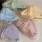 Beau - Sweet Style Triangle Ruffle Edge Claw Clip