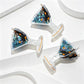 Beau goblet shaped claw clip in glossy tortoiseshell finish on white background