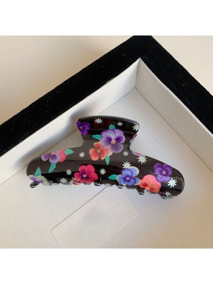 Beau - Pretty Floral Pattern Hair Clip