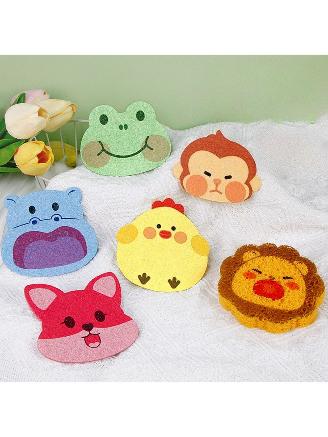 Papo - Cartoon Animal Bath Sponge