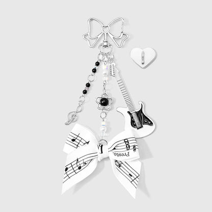 Keypus - Decorative Guitar Bow Detail Keychain