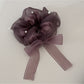 Gifty - Ribbon Bow High Elastic Scrunchie