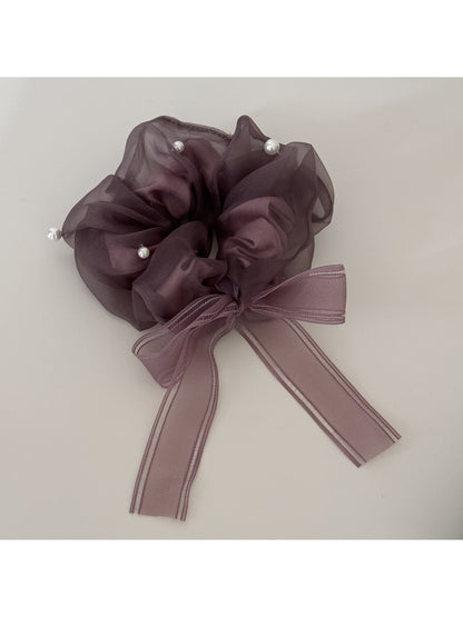 Gifty - Ribbon Bow High Elastic Scrunchie