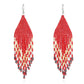 Earedge - Seed Bead Fringe Earrings