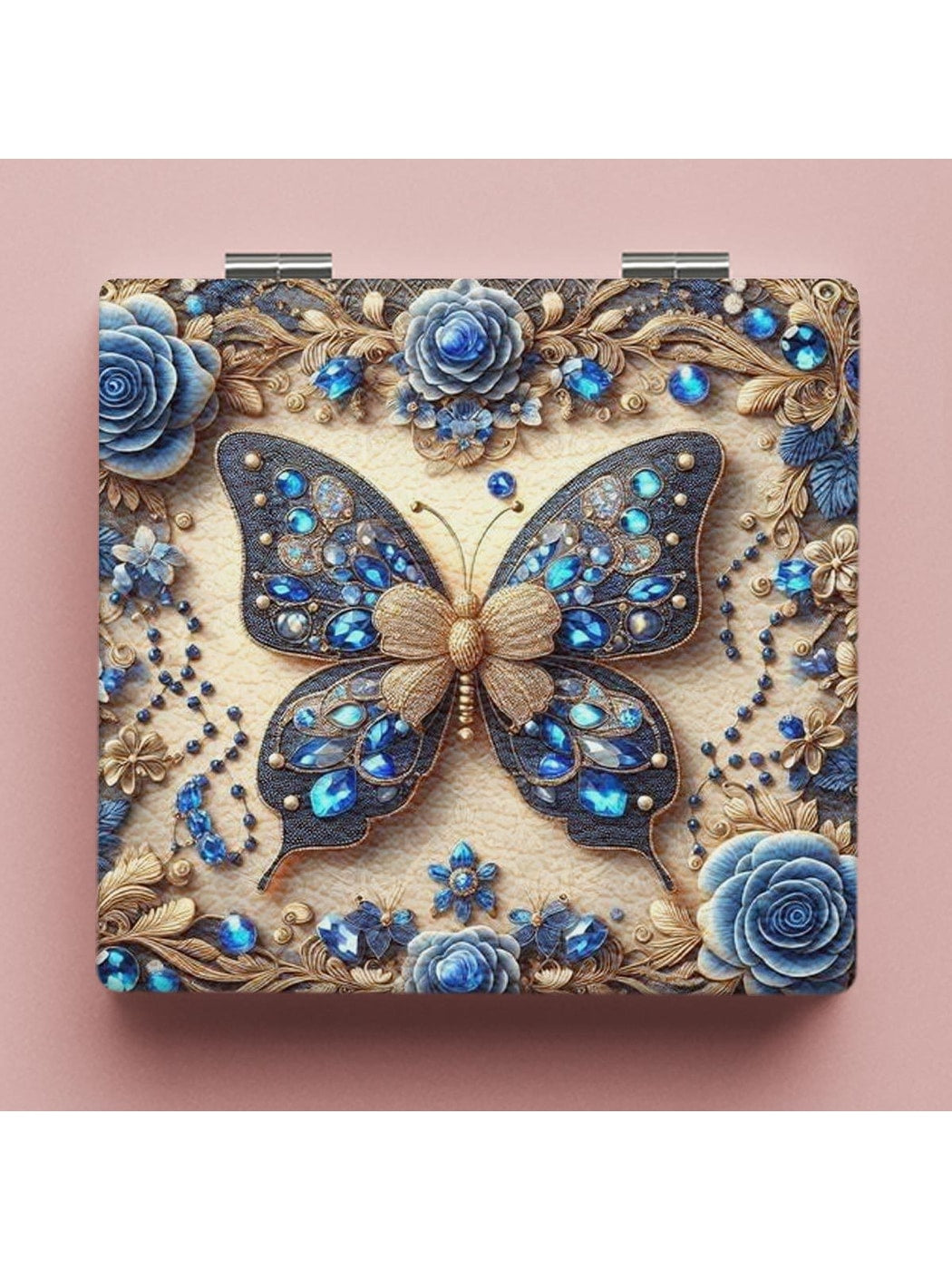 Mirroray - Butterfly Print Foldable Compact Mirror