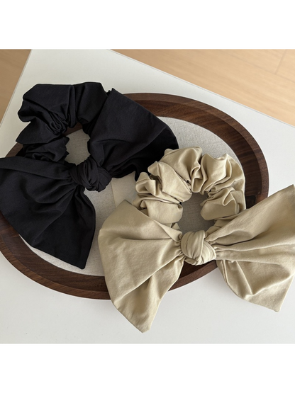 Gifty - Sweet Bow Detail Polyester Scrunchie