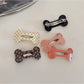 Beau - Acetate Fiber and Alloy Bone Shape French Barrette