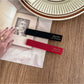 Beau - Simple Short Bar PVC Side Hair Clip Set