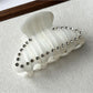 Beau - Glossy Geometric Acetate Fiber Hair Claw Clip