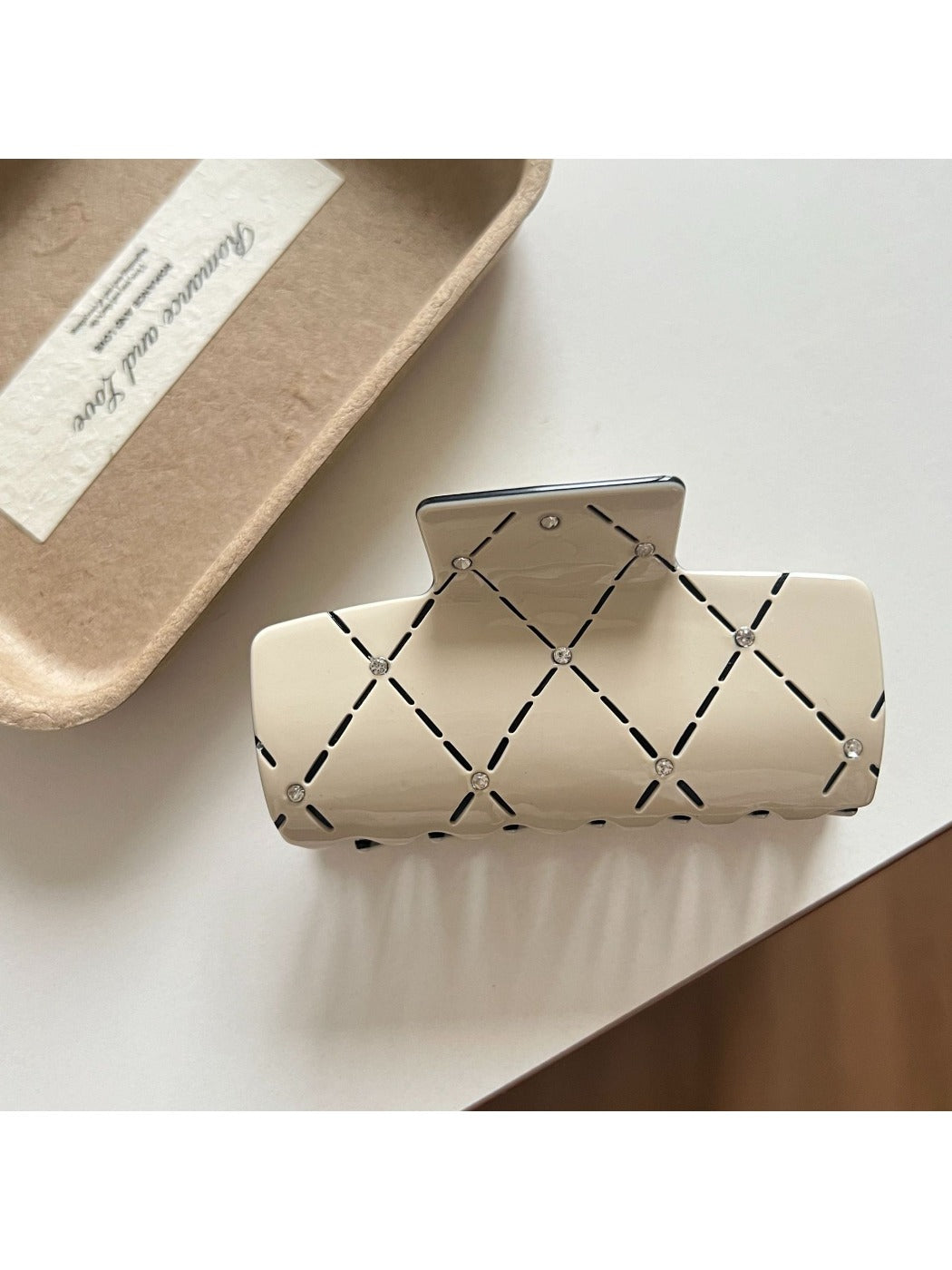 Beau - Elegant Versatile Plaid Barrette