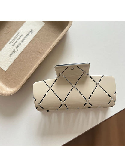 Beau - Elegant Versatile Plaid Barrette