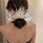 Gifty - Floating Feather Elegant Scrunchie