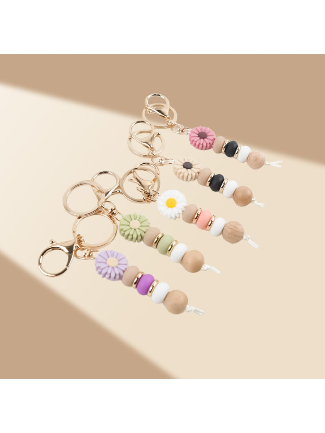Keypus - Stylish Cute Daisy Keychain
