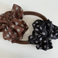 Gifty - Double Layer Chiffon Polka Dot Scrunchie