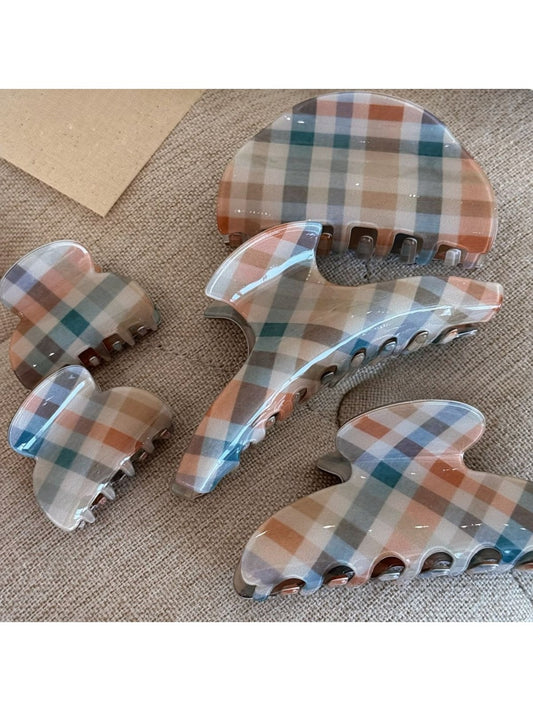 Beau - Delicate Plaid Hair Clip