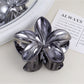 Beau - Petal Shape Plastic Alloy Fashion Claw Clip