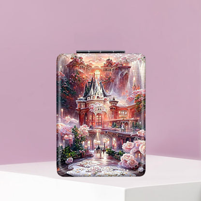 Mirroray - Foldable Cartoon Style Handheld Makeup Mirror