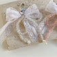 Keypus - Lace Bow Beaded Star Bag Charm Keychain
