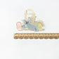 Beau - Acrylic Cartoon Puppy Flying Pose Claw Clip