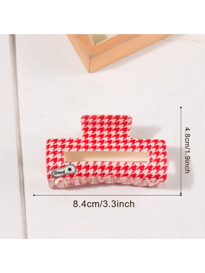 Beau - Red Tone Claw Clip