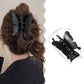Beau Butterfly-Shaped Claw Clip showing butterfly print