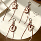 Keypus - Modern Minimalist Letter Bag Charm Keychain