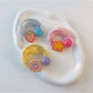 Gifty - Cute Strawberry Smiley Flower Decorative Hair Tie