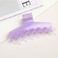 Beau - Jelly Finish Wide Shape Women's Claw Hair Clip