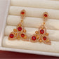 Nozari - Vintage Rhinestone Leaf Drop Jewelry