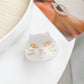 Beau cat shaped hair claw clip with light reflection on black surface