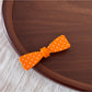 Beau - Dotted Bow Side Bang Barrette Hair Clip