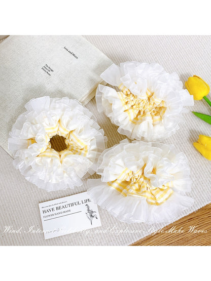 Gifty - Elegant Lace Hair Scrunchie Hair Tie