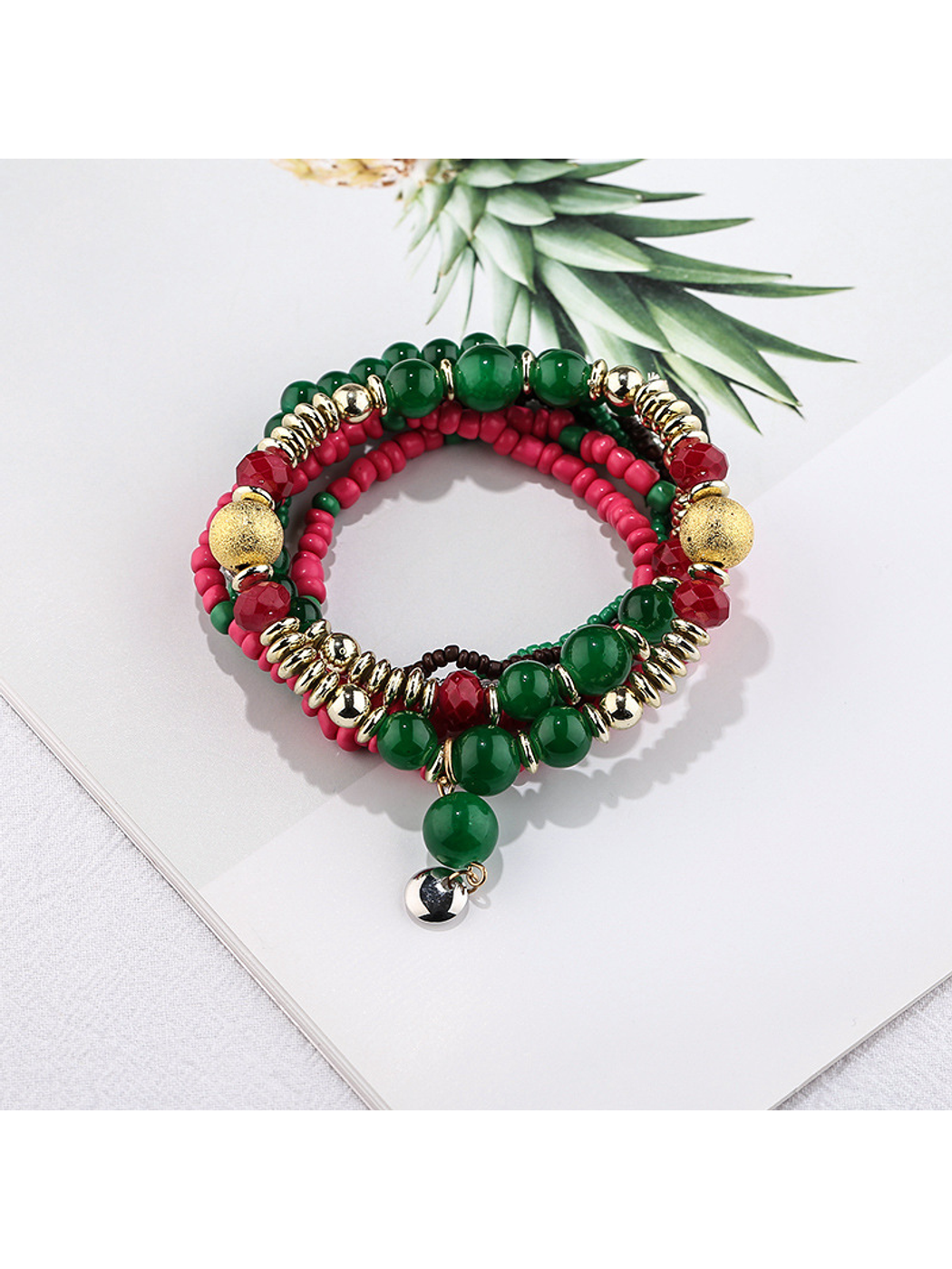 Lovra - Bohemian Beaded Layered Bracelet