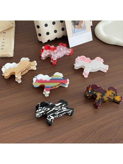 Beau - Acetate Horse Shape Fashion Hair Claw Clip