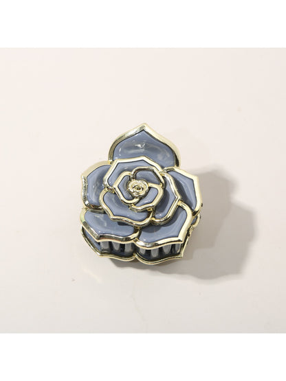 Beau - Round-Shaped Rose Hair Clip