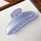 Beau - Large Bow Ring Detail Geometric PC Claw Clip
