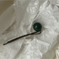 Beau - Decorative Round Ball Side Bangs Hair Clip