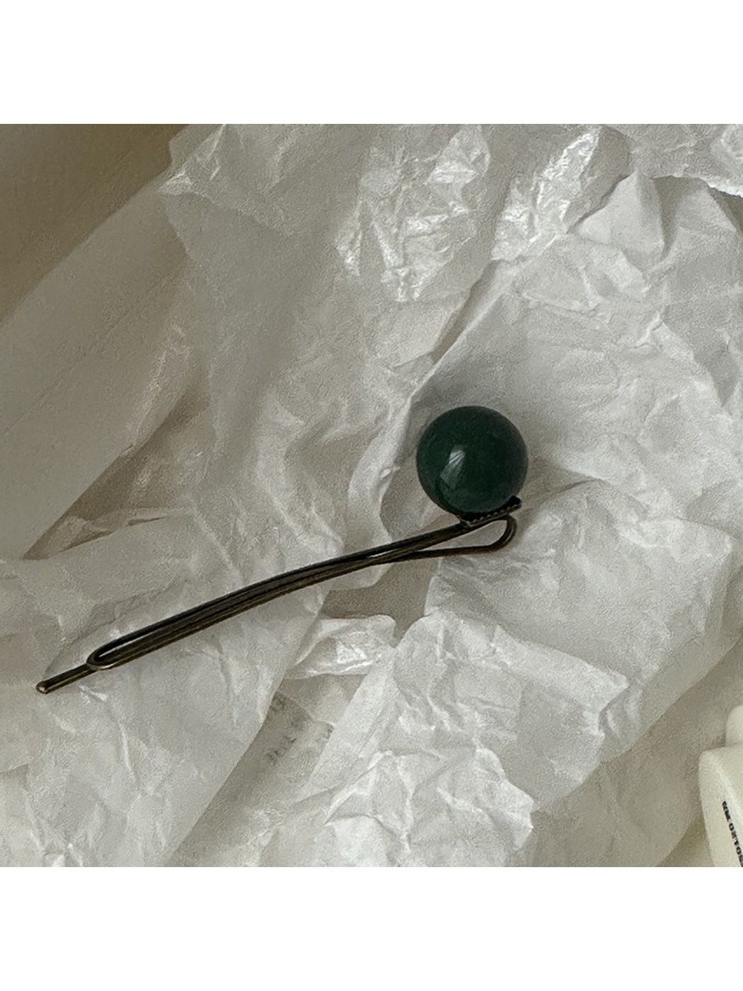 Beau - Decorative Round Ball Side Bangs Hair Clip