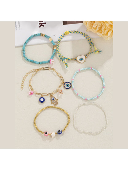 Lovra beaded bracelet displayed on a white background showing intricate beadwork