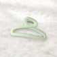 Beau - Matte Hollow Geometric Plastic Hair Claw Clip