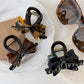 Beau - Glossy Bow Acetate Claw Hair Clip
