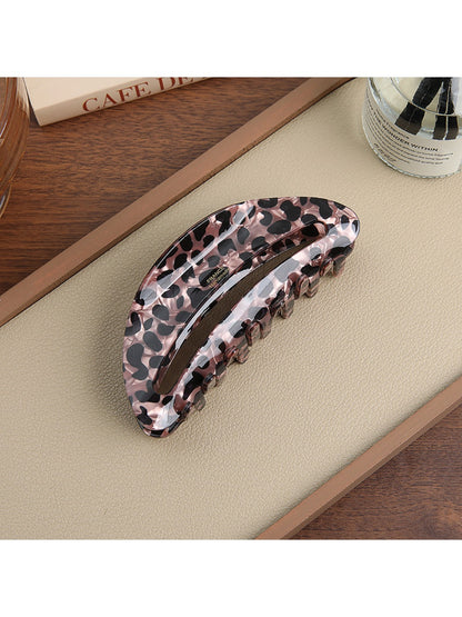 Beau - Retro Leopard Print Claw Clip