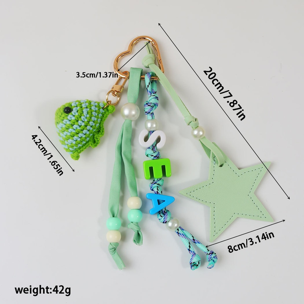 Keypus - Sea Inspired Fish Pendant Bag Charm Keychain