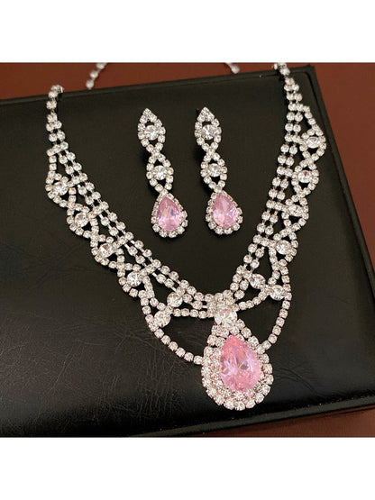Nozari - Vintage Water Drop Necklace and Earrings Set